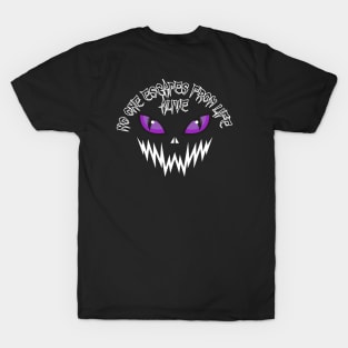 No One Escapes From Life Alive - Purple Eyes T-Shirt